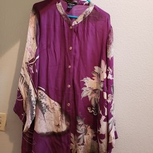 CITRON Silk tunic/blouse 3x